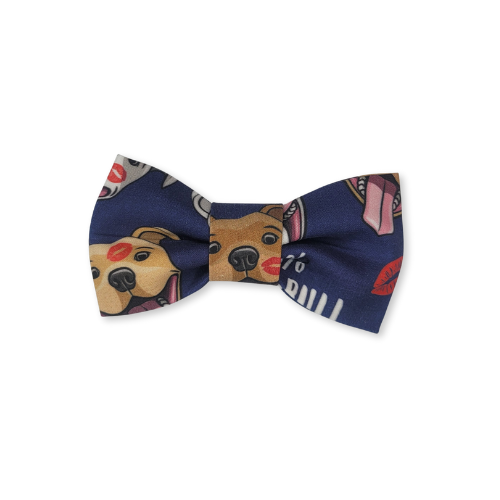 100% Kiss A Bull Pet Bow Tie