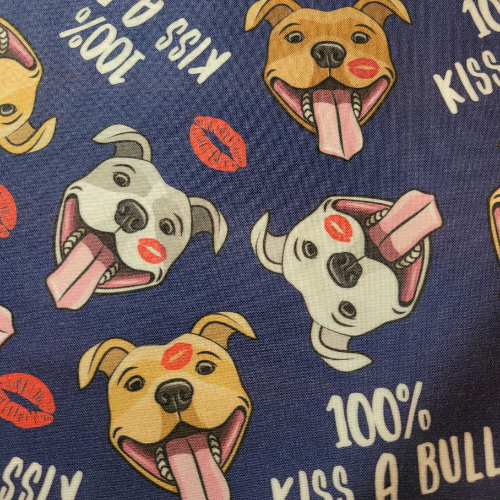 100% Kiss A Bull Designer Pet Bandana