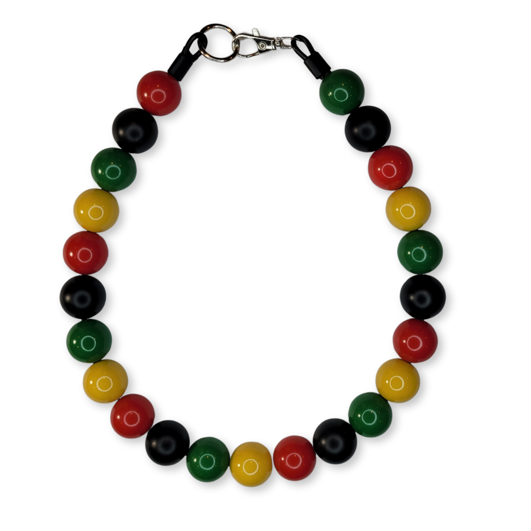 Black Power Inspired Decorative Pet Necklace