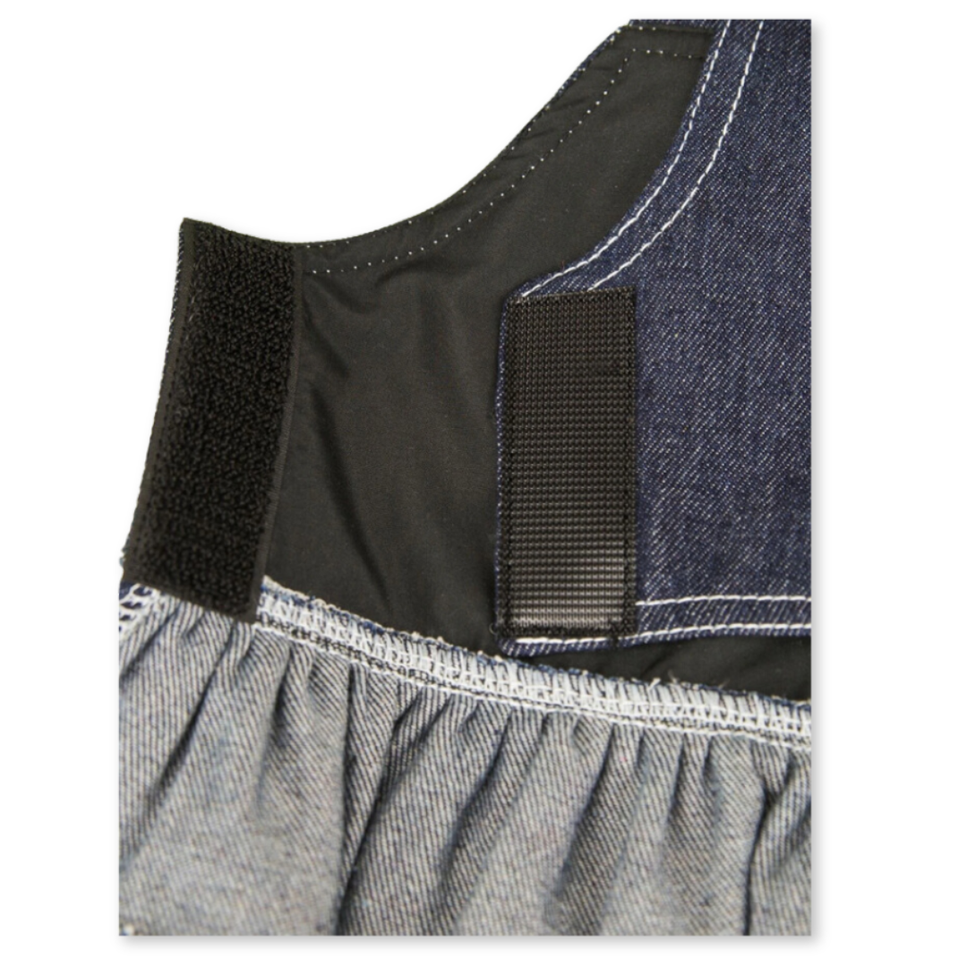 Get It Sexxy - Embellished Denim Bow Dress