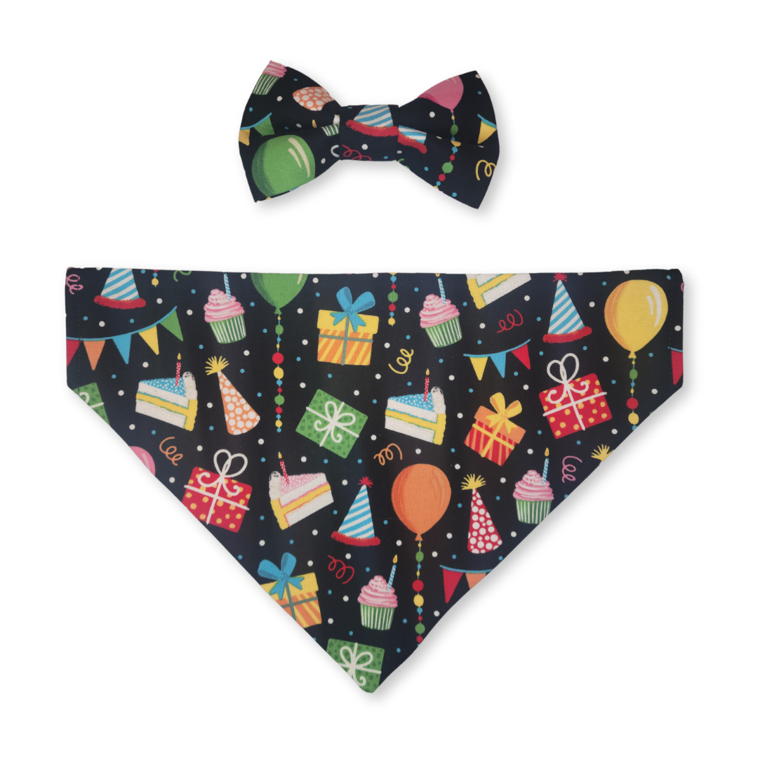 Birthday Pawty Pet Bow Tie