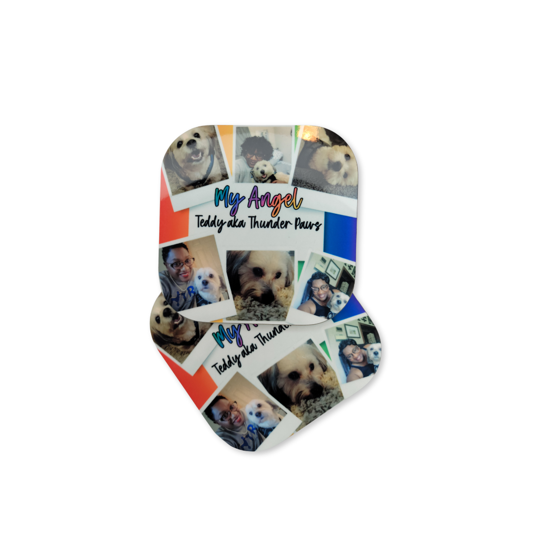 4" Custom MDF Photo Coasters (4pc.)