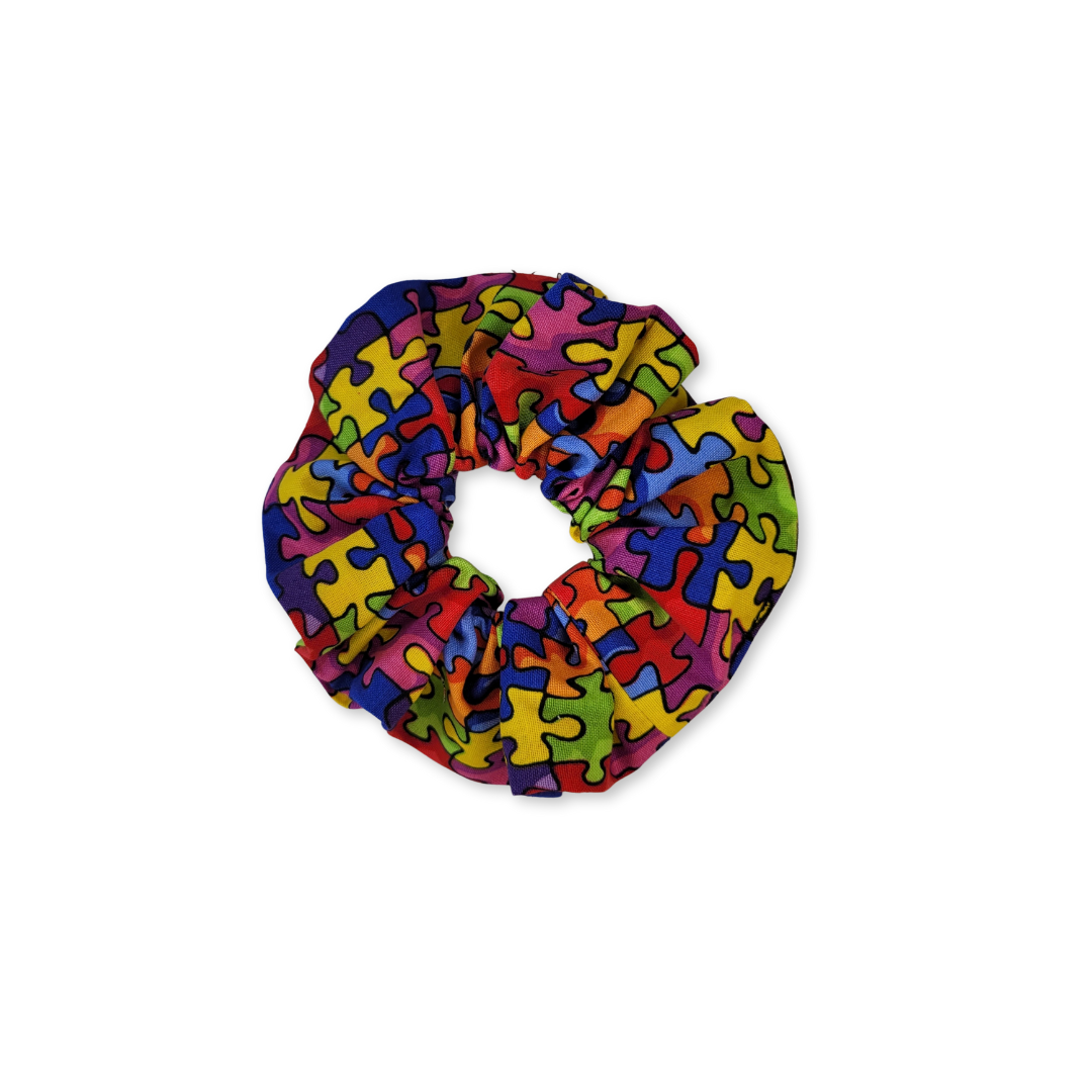 Autism Awareness Scrunchie