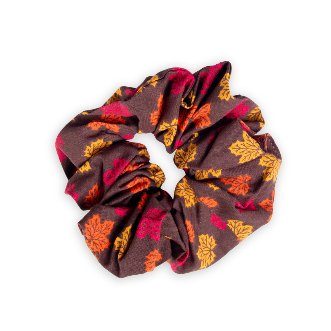 Autumn Leaves Hair Scrunchie