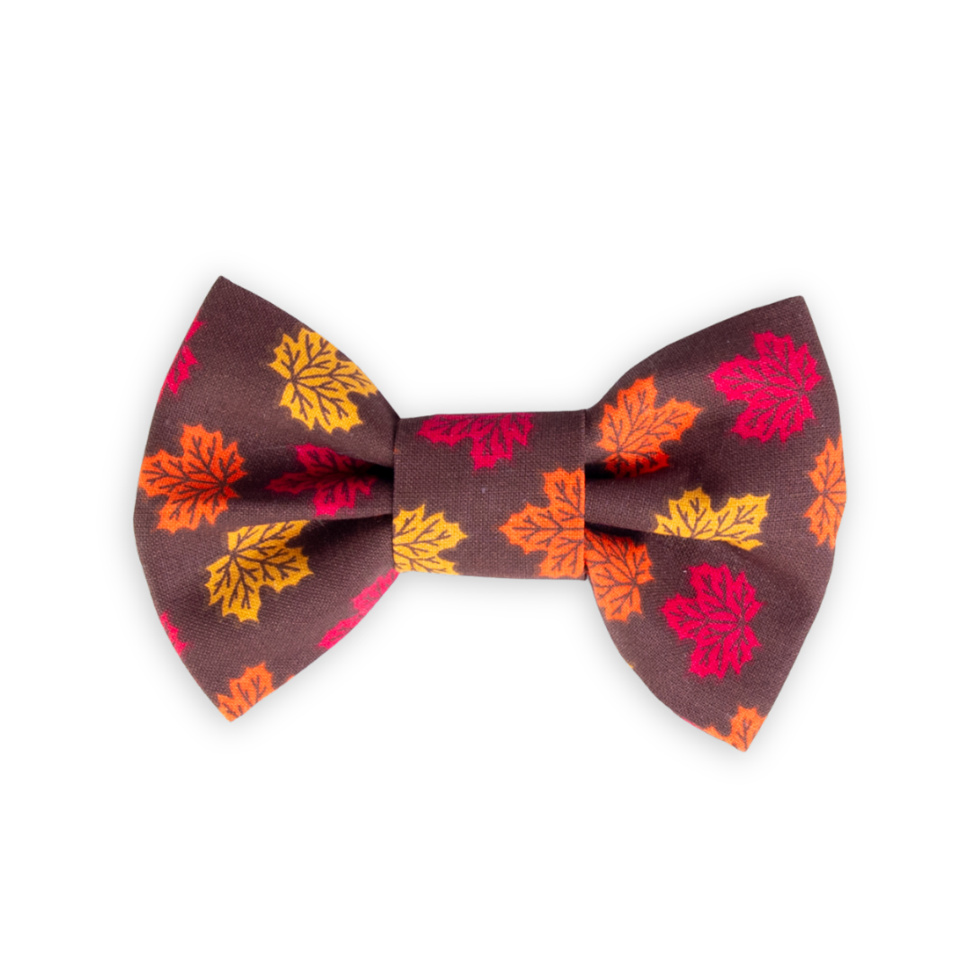 Autumn Leaves Pet Bow Tie