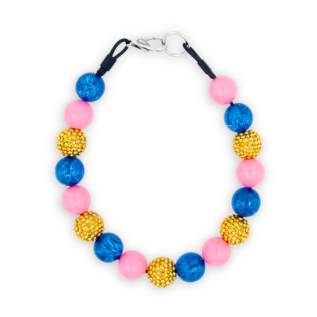 Baby Shower Gold Decorative Pet Necklace