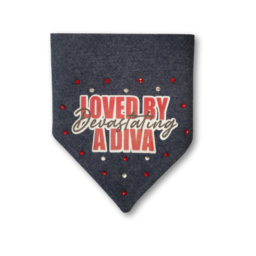 Bling Delta Inspired Greek Pet Bandana