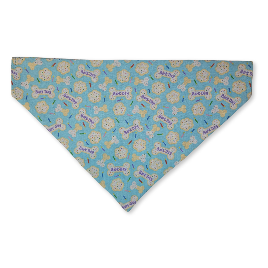 Blue Bark Day Pet Bandana