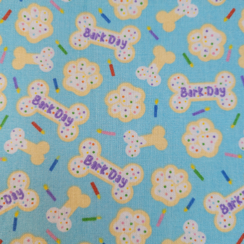 Blue Bark Day Pet Bow Tie