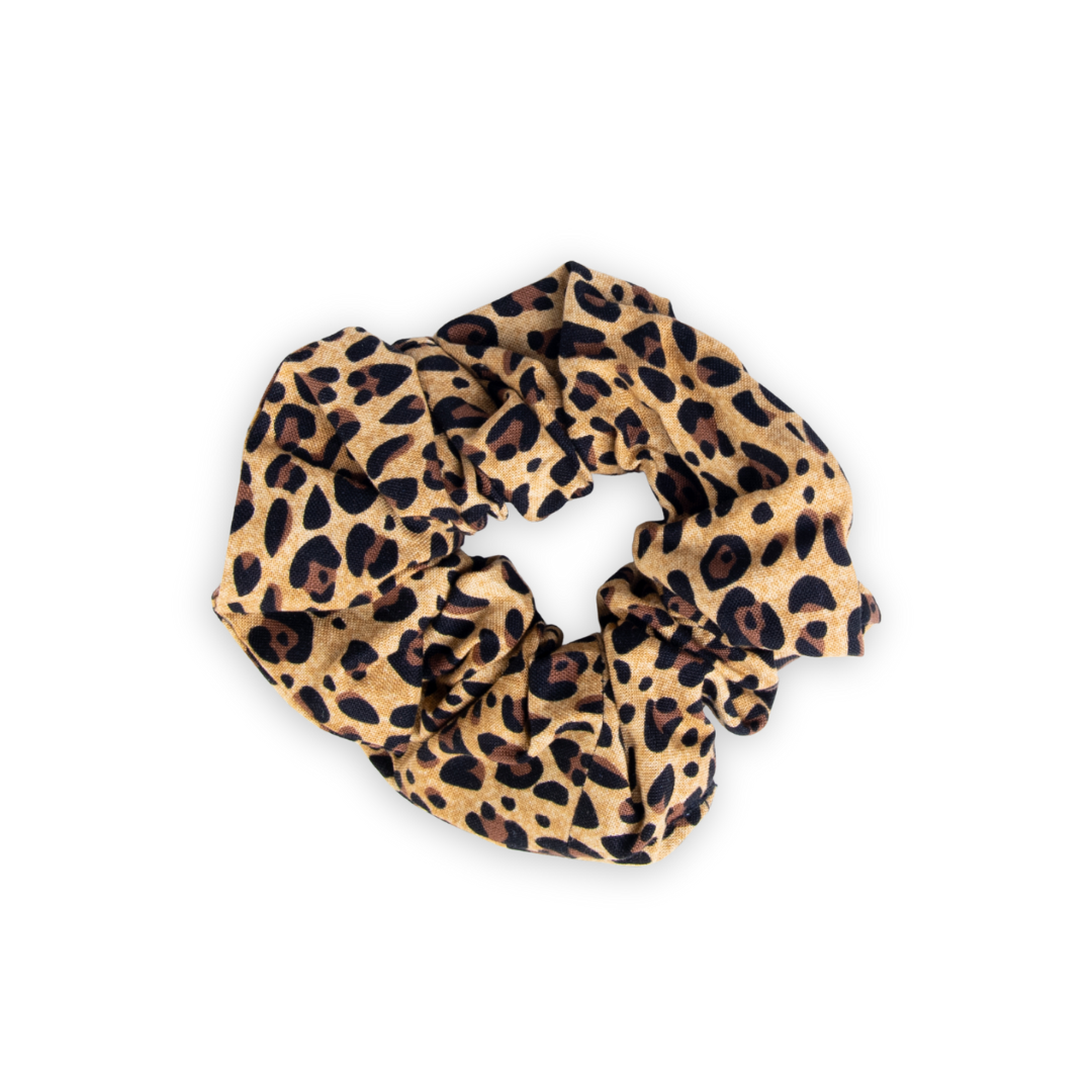 Cheetah Print Hair Scrunchie