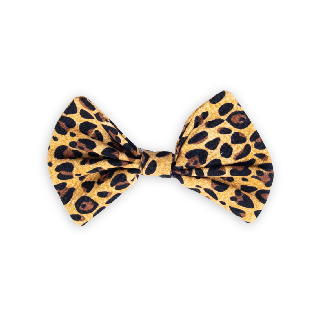Cheetah Print Pet Hair Bow