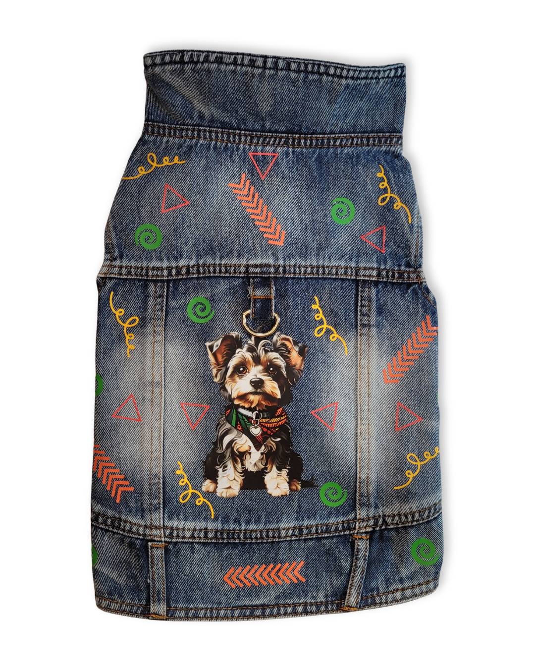 CCP Logo - Embellished Denim Pet Jacket