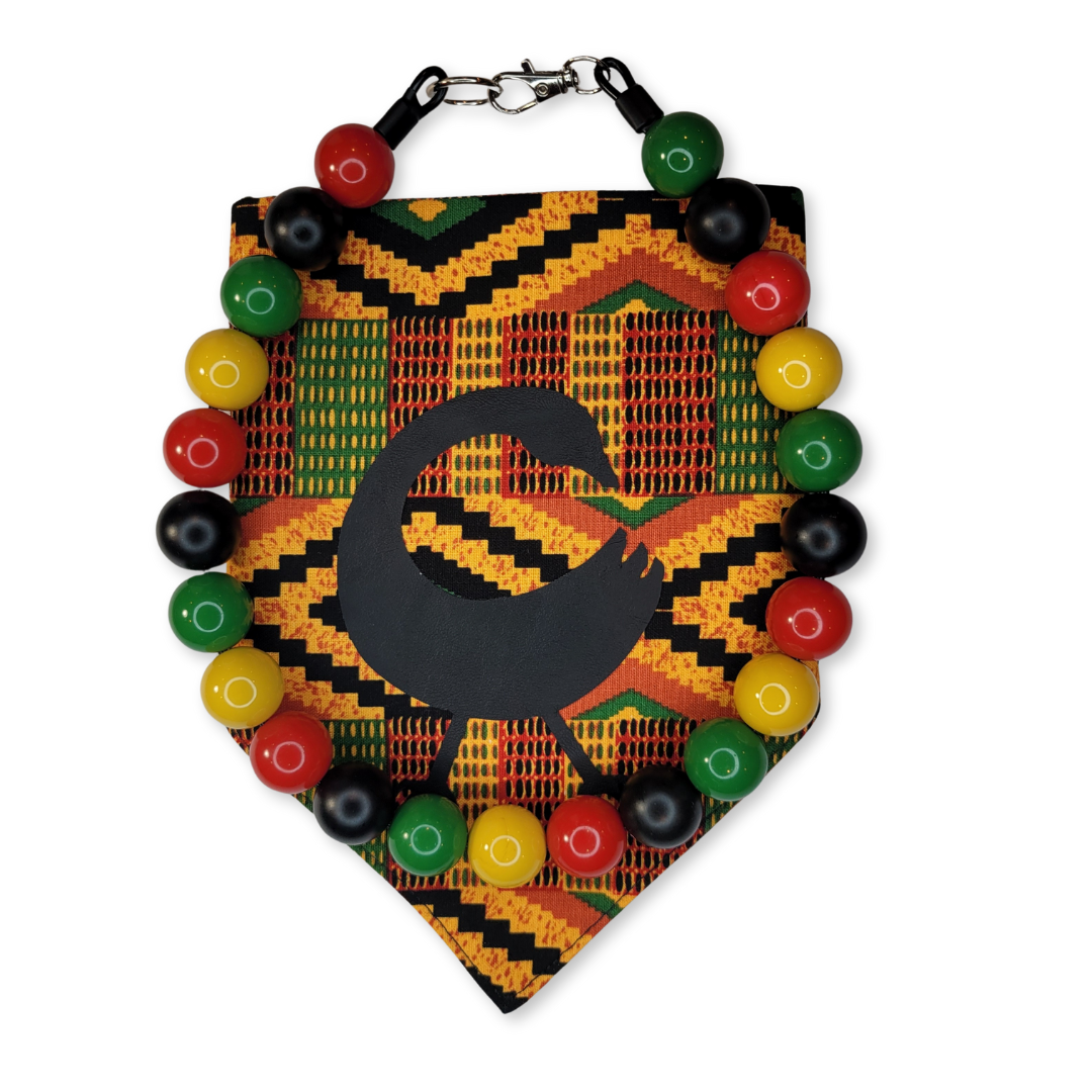 Black Power Inspired Decorative Pet Necklace