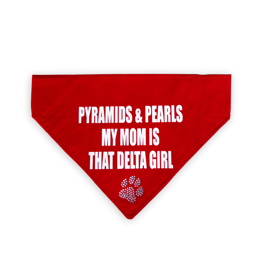 Pyramids & Pearls Greek Pet Bandana