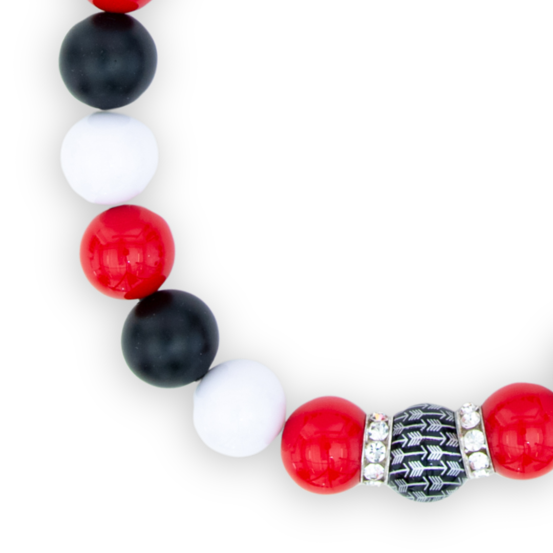 Red Arrow Decorative Pet Necklace