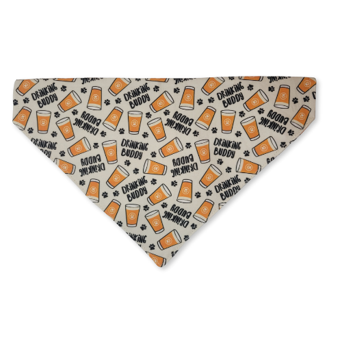 Drinking Buddy Designer Pet Bandana