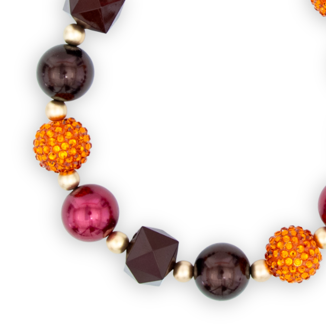 Chocolate Fall Decorative Pet Necklace
