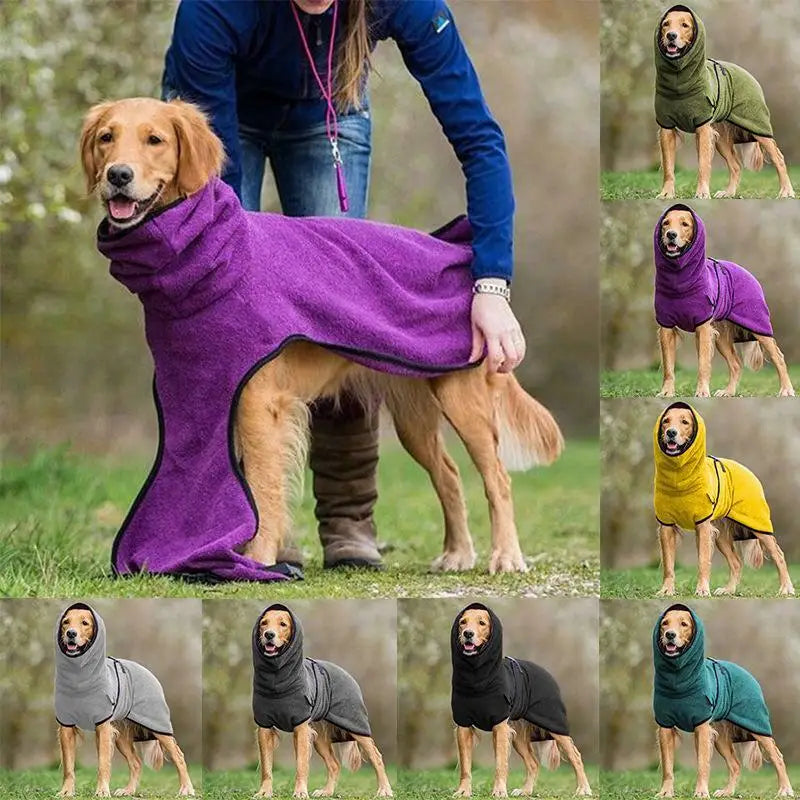 Fleece Vest for Dogs - Warm Cold-Proof Coat