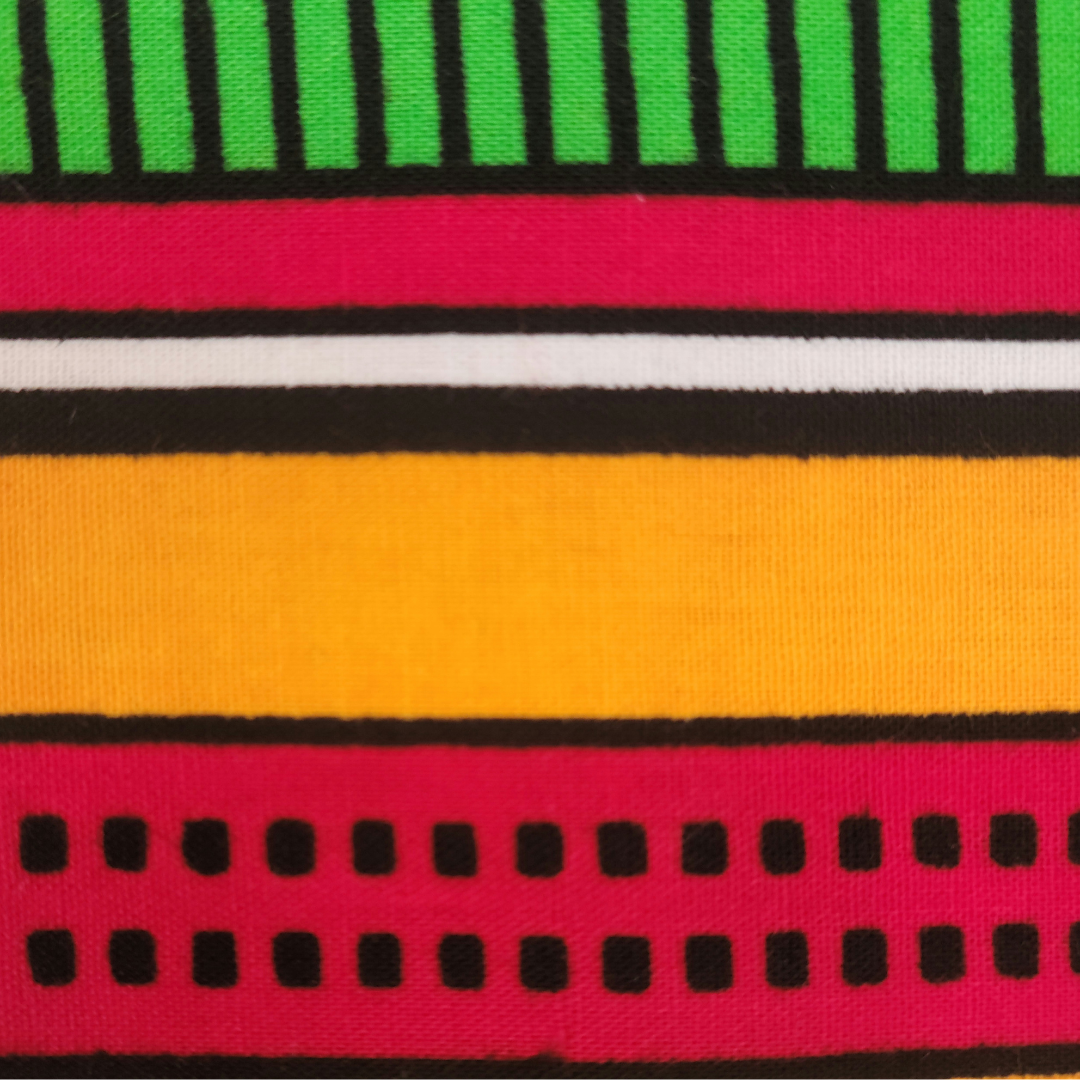 Leather Embellished Afro Bright Pet Bandana