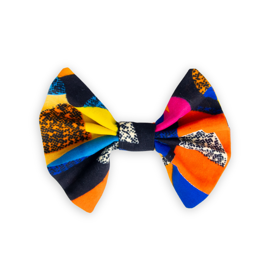 Jubliee Print Pet Hair Bow Style 1