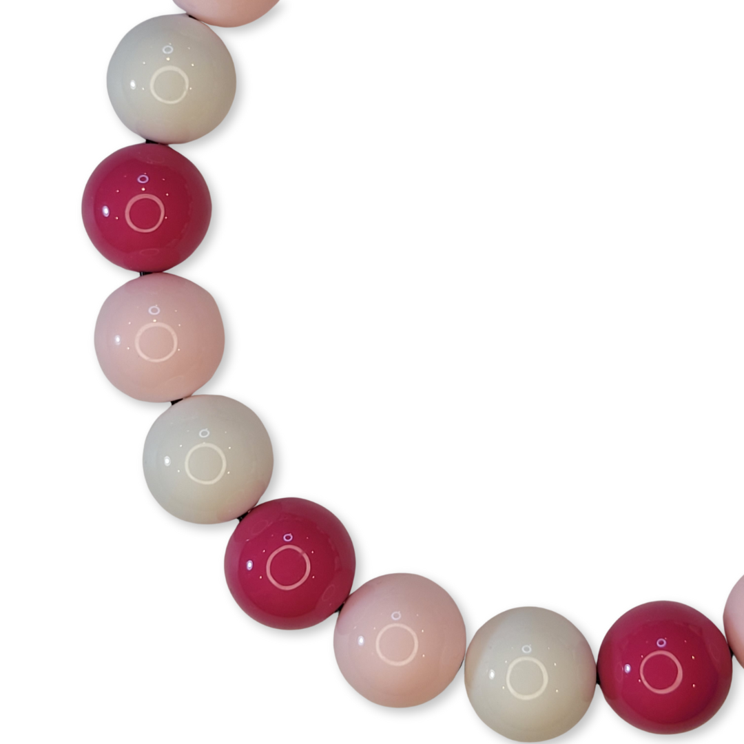 Jumbo Pink-ish Decorative Pet Necklace