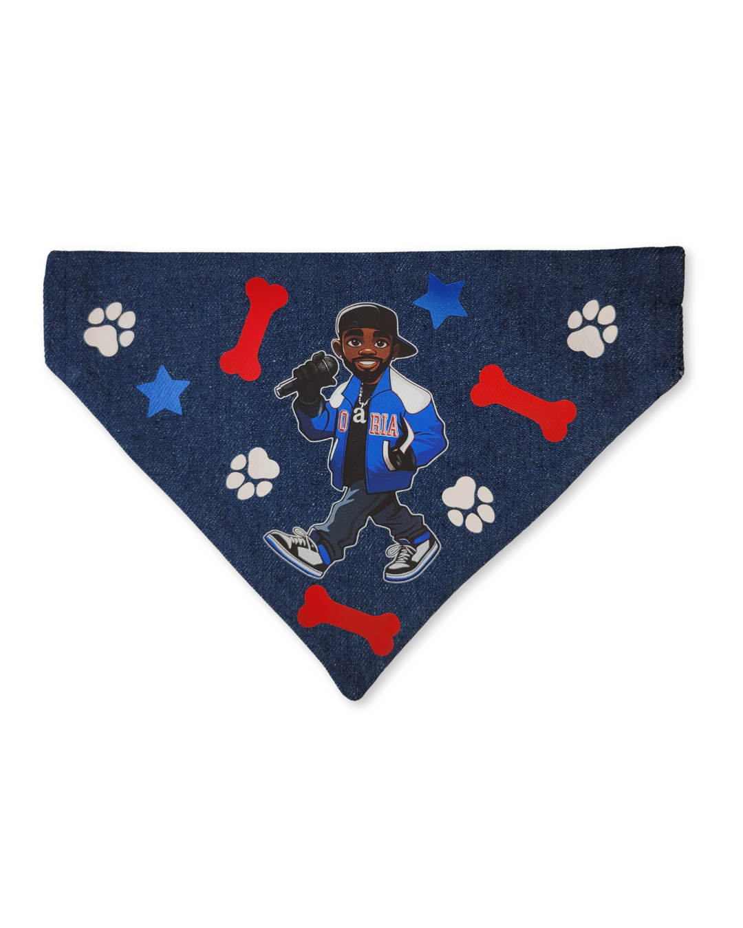 K. Dot Say Drake Denim Pet Bandana