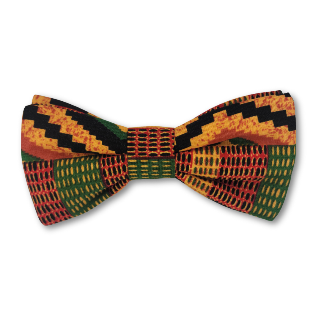 Kente Puff Pet Bow Tie