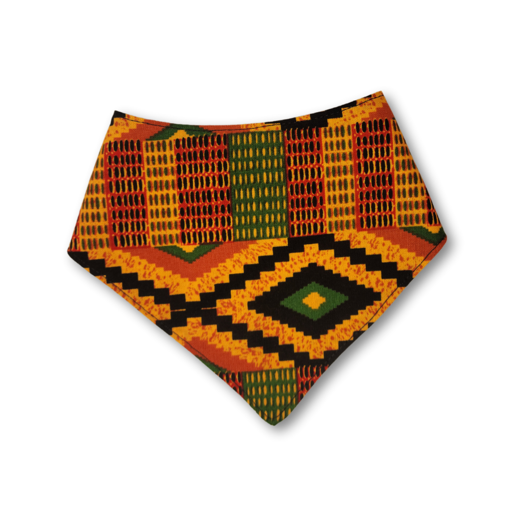 Kente Plain Pet Bandana