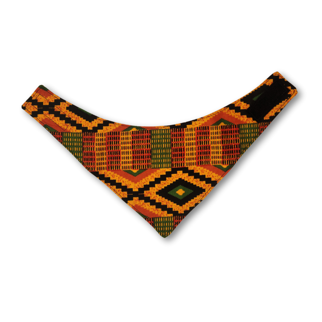 Kente Plain Pet Bandana