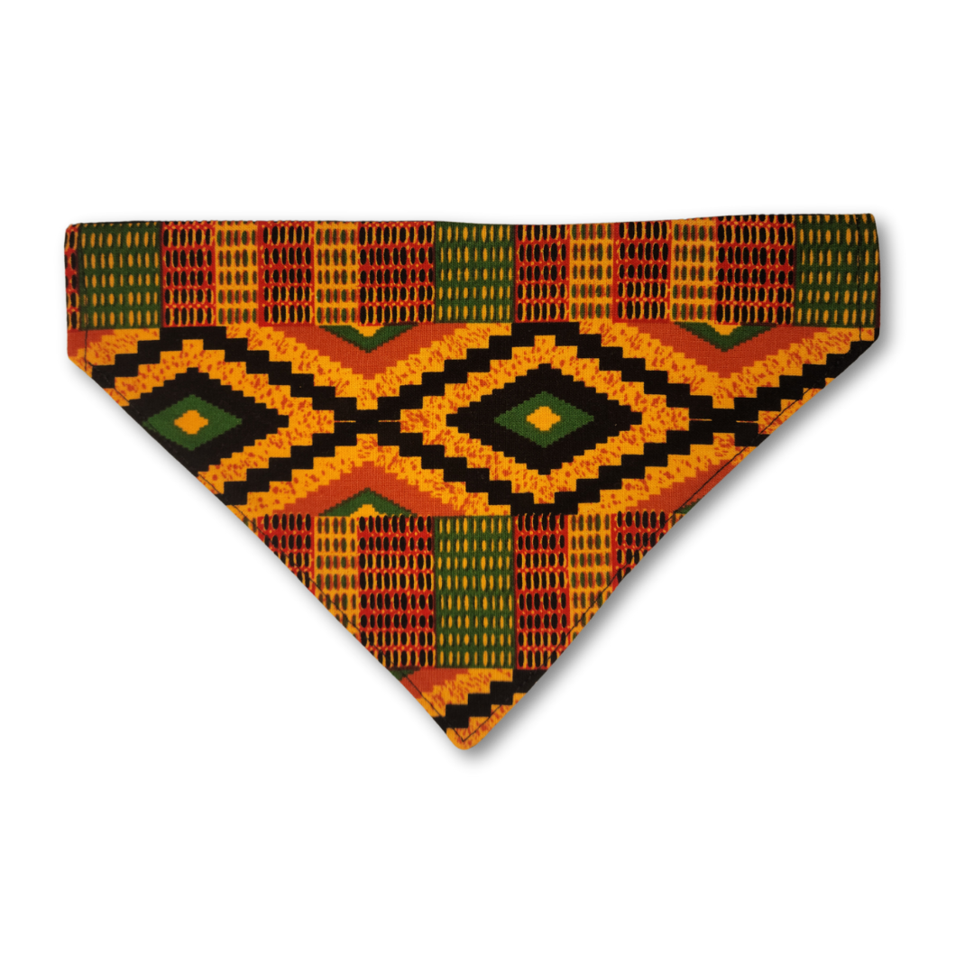 Kente Plain Pet Bandana