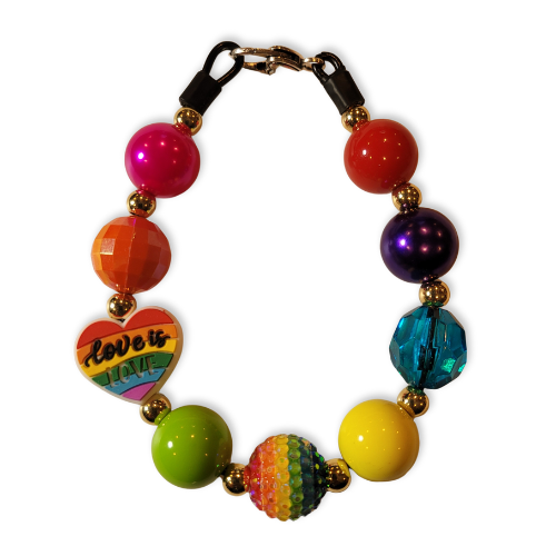 Custom XXL Peppermint Themed Bubblegum Necklace Order