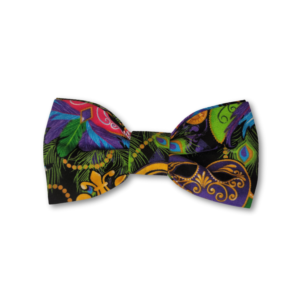 Mardi Gras Pet Bow Tie