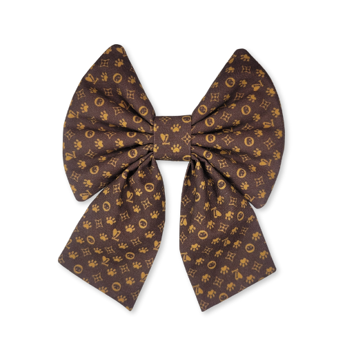 Mini Louis Luxe Pup Pet Collar Sailor Bow