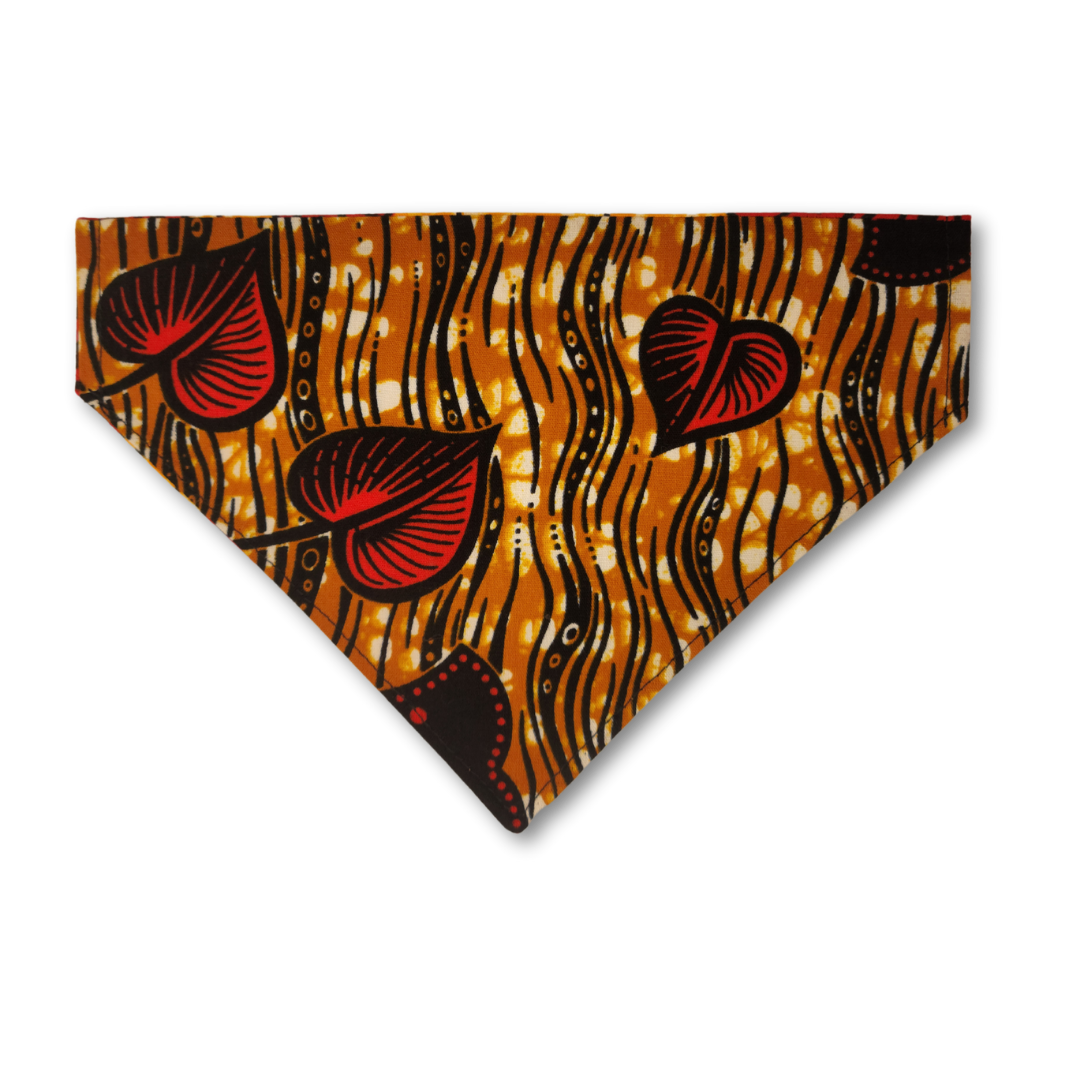African Floral Reversible Pet Bandana
