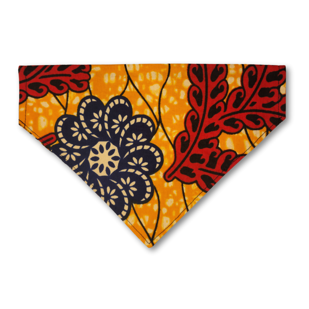 African Floral Reversible Pet Bandana
