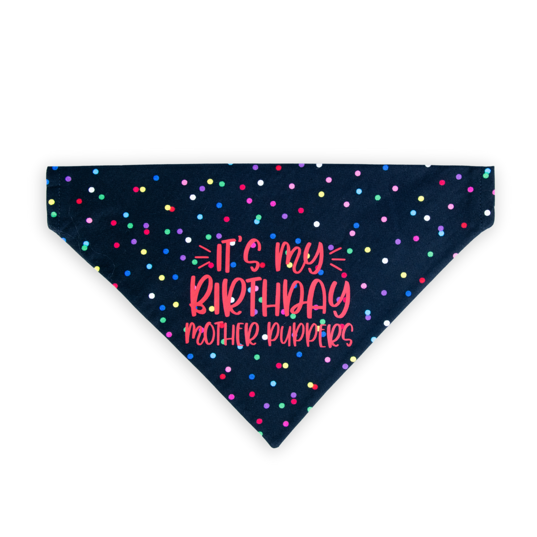 Birthday/Gotcha Day Reversible Polka Dot Pet Bandana