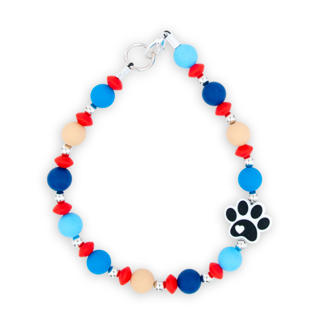 Pet Footprint Decorative Pet Necklace