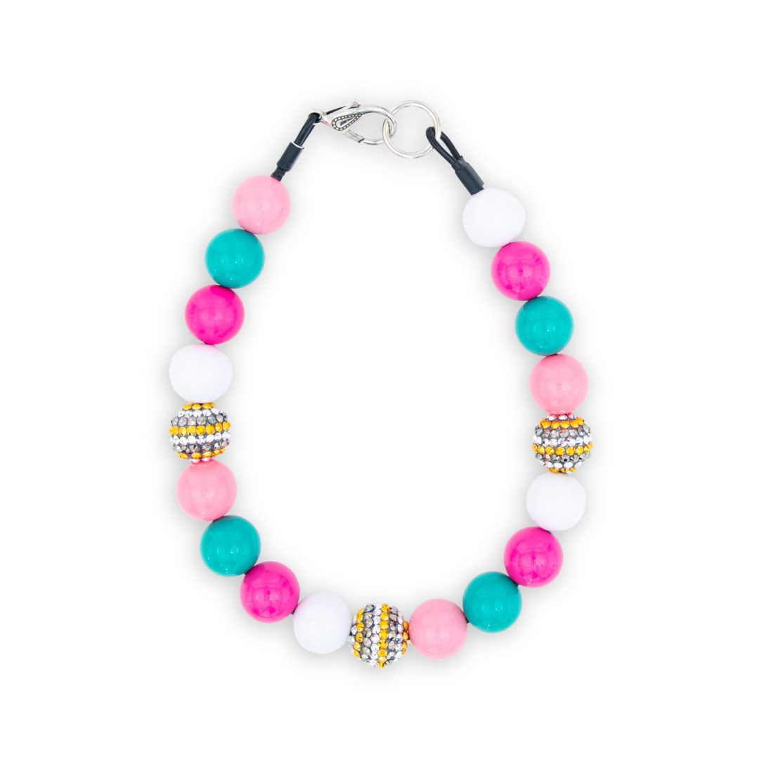 Pink Breeze Decorative Pet Necklace