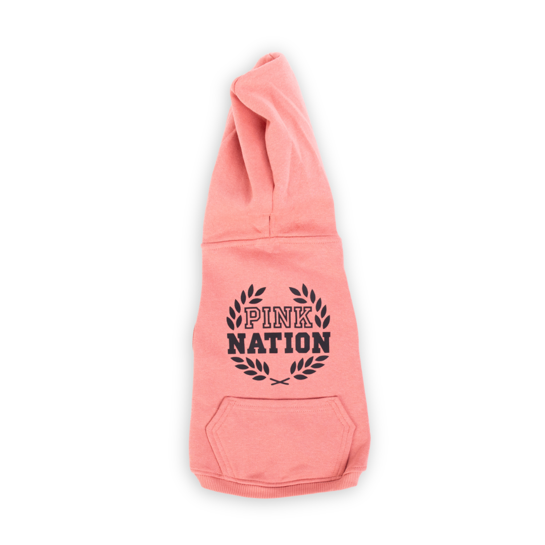 Pink Nation Pet Hoodie Sweatshirt