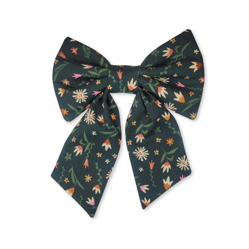 Plenty of Blooms Pet Collar Sailor Bow