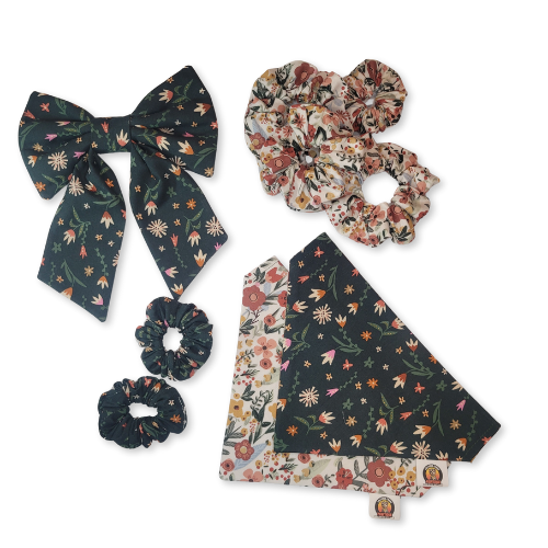 Plenty of Blooms Pet Collar Sailor Bow