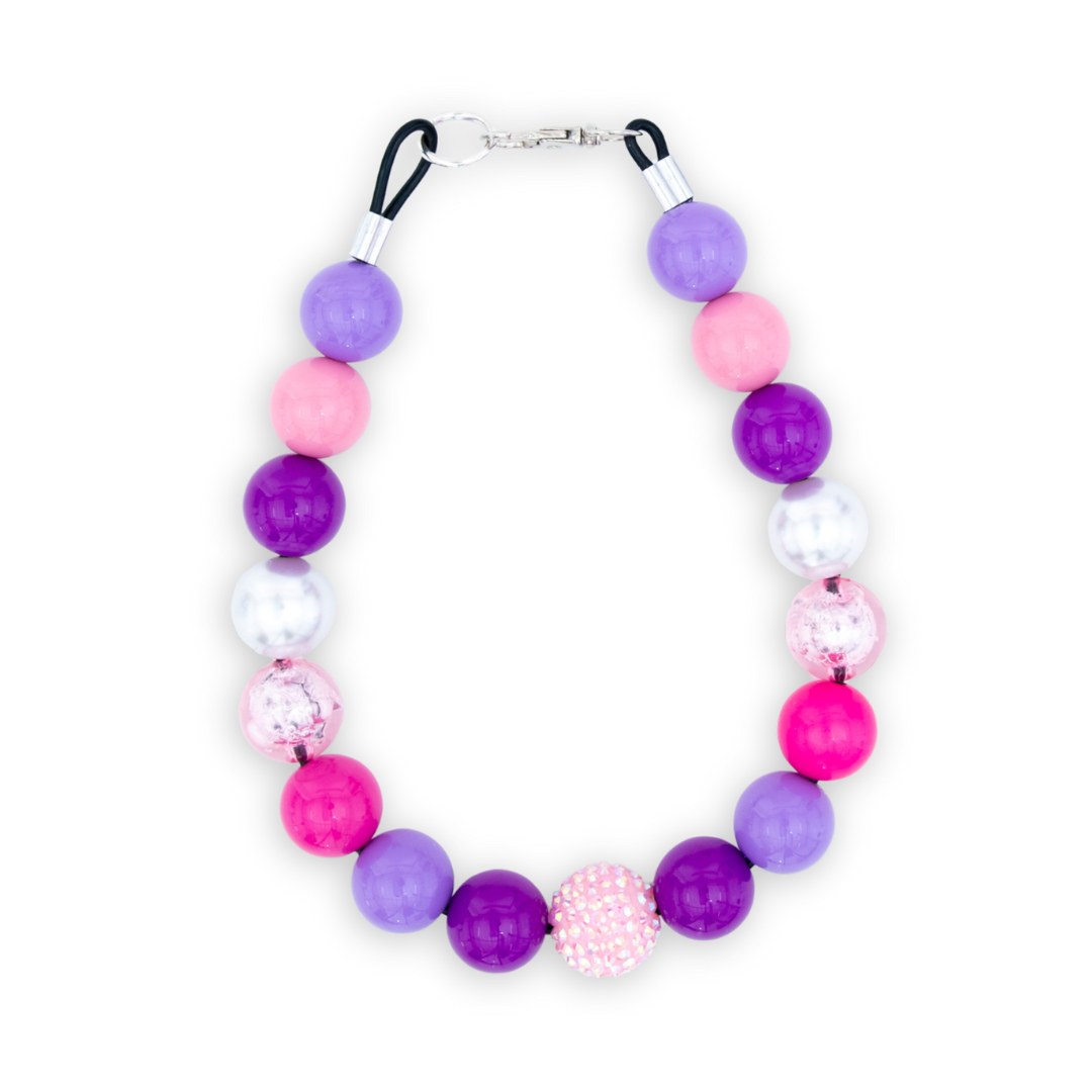 Pretty in Pink Decorative Pet Necklace