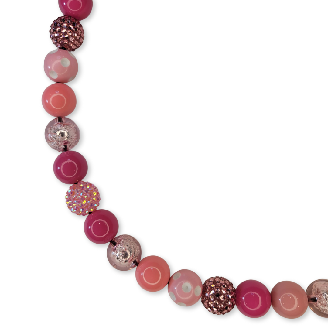 Rose Bling Decorative Pet Necklace