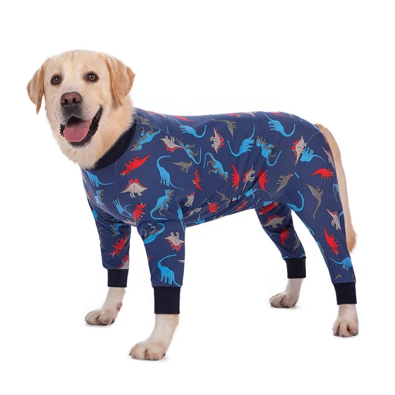 Elastic Pajamas for Large Dogs - Jumpsuit Outfit