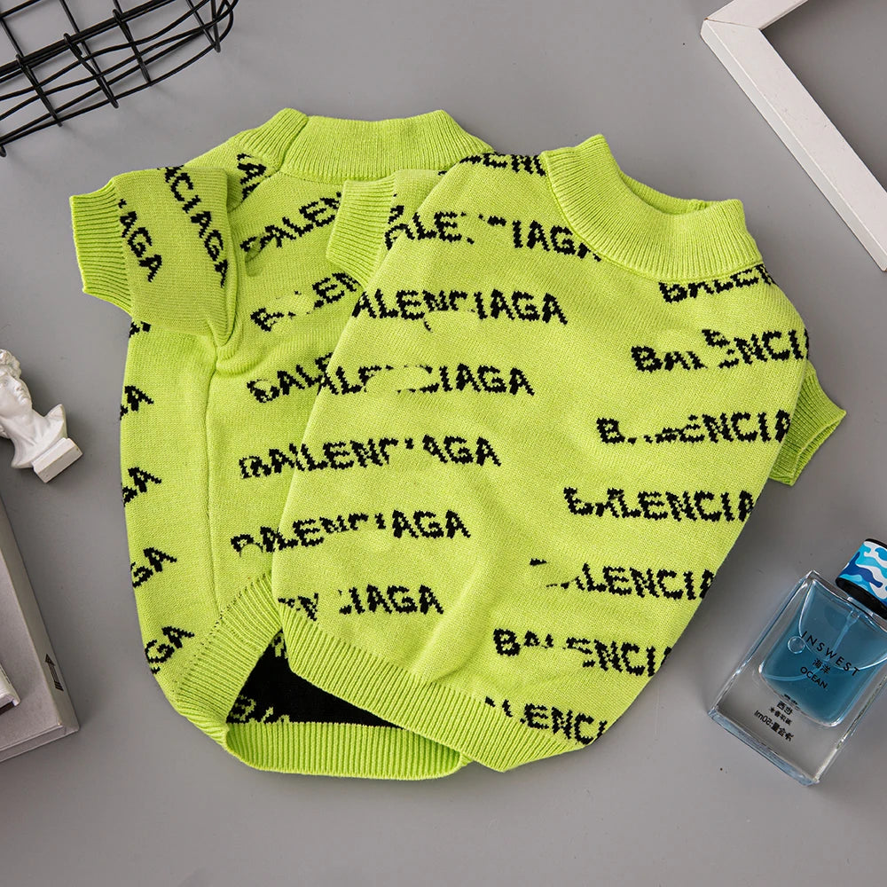 Cute High-Quality Round Neck Pet Sweater for Autumn & Winter