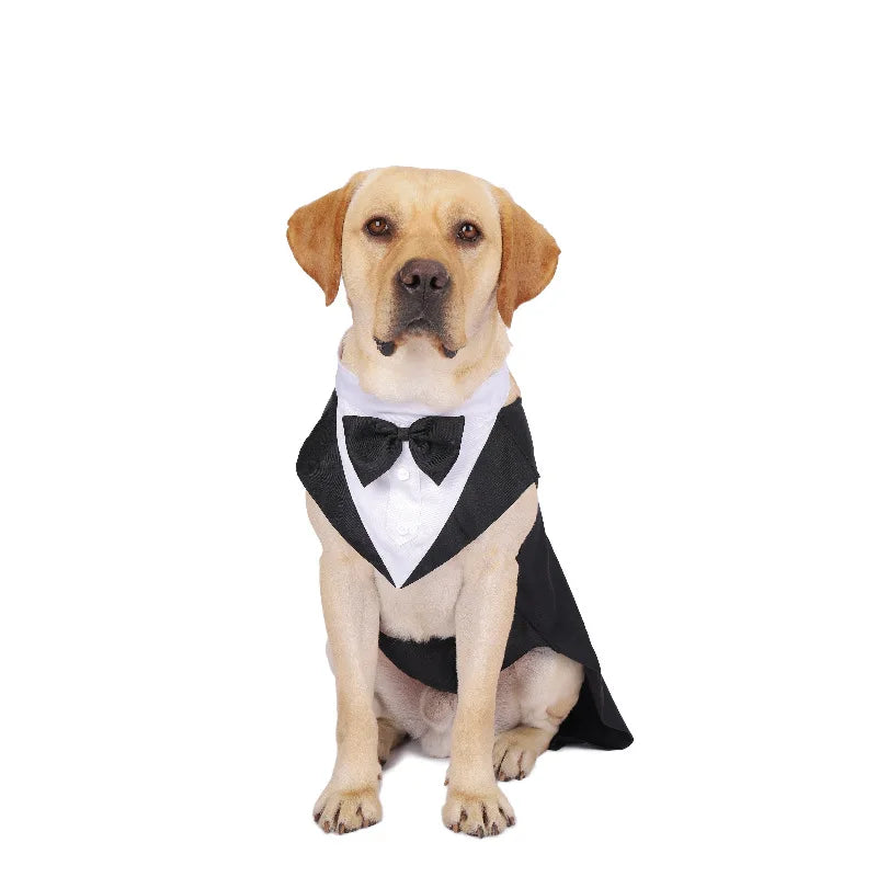 Dog Tuxedo - Formal Suit with Bow Tie for All Sizes