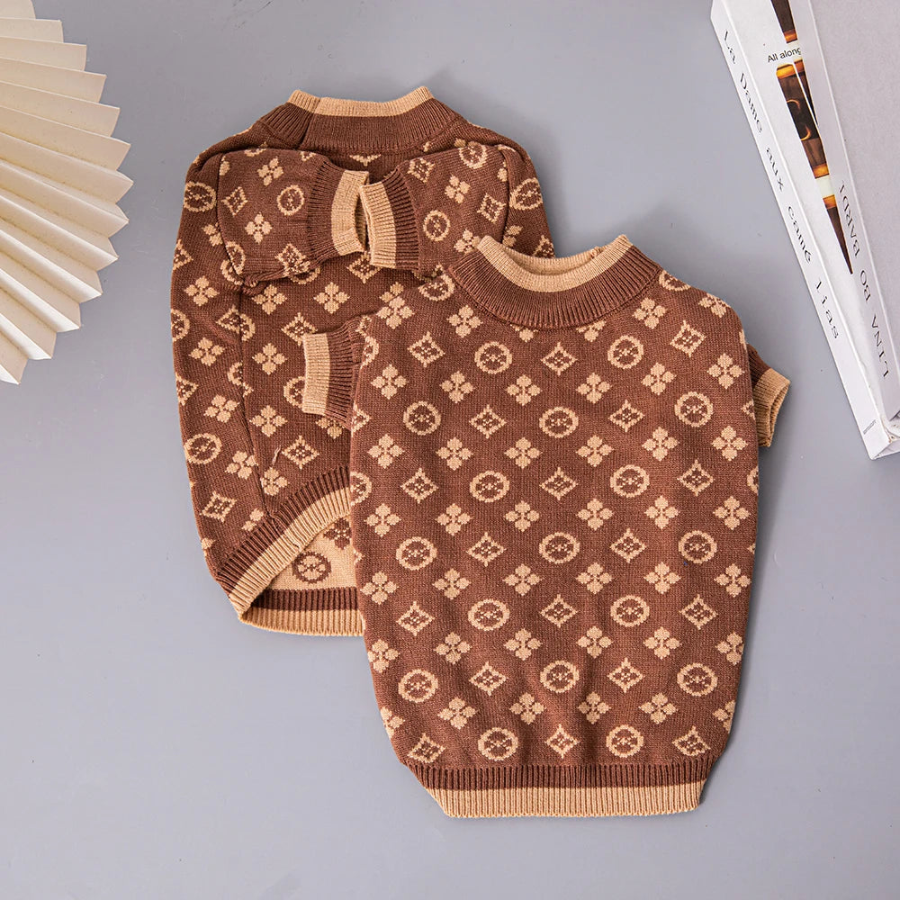 Fashionable Double Layer Dog Sweater for 1-10kg French Bulldogs