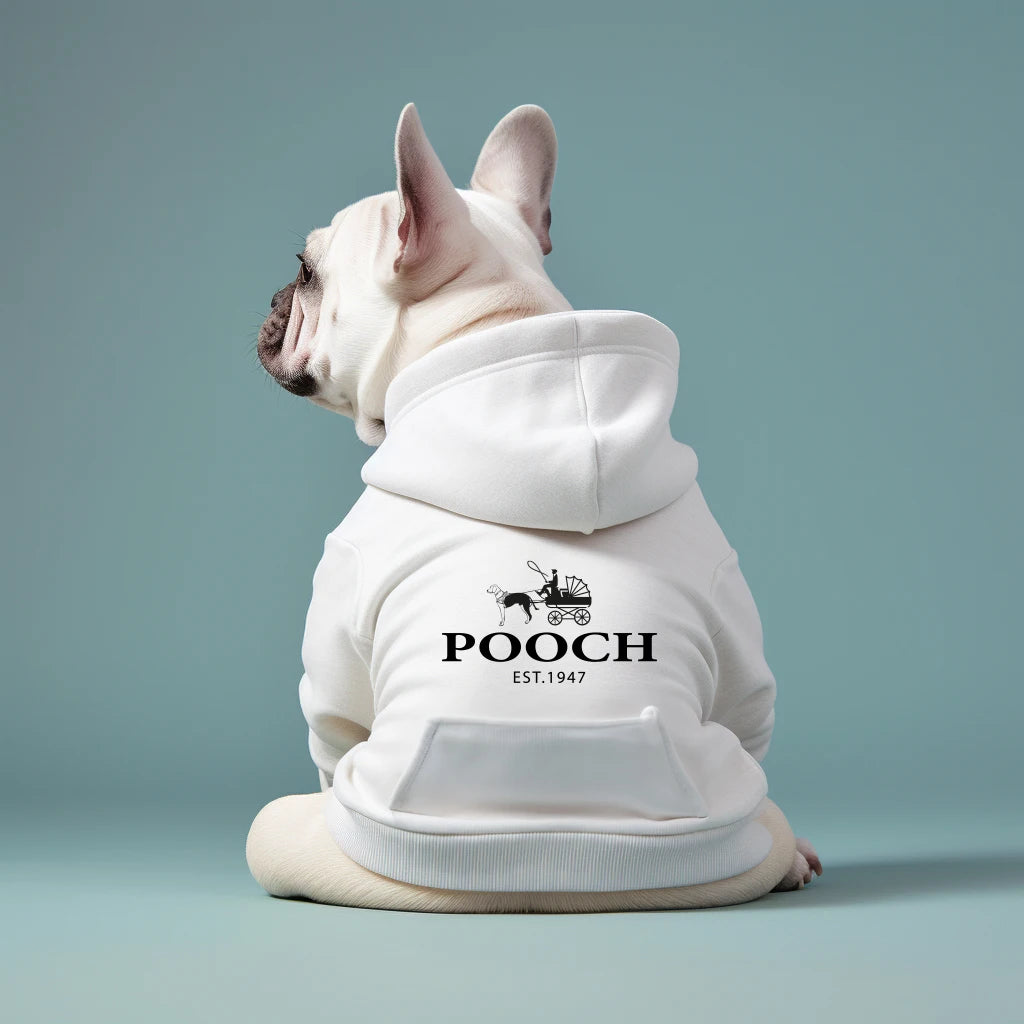 Pooch Fleece Hoodie for Small & Medium Dogs in Autumn/Winter