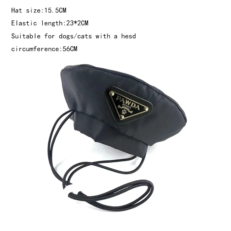 FATHIN Luxury Pet Skirt: Black Strap Dress for Small & Medium Dogs and Cats (XS-XXL)