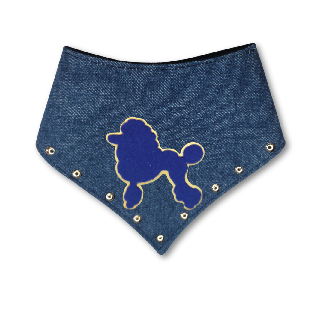 SGRHO Poodle Contoured Greek Pet Bandana